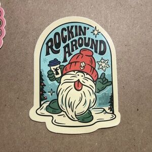 Dutch Bros Gnome Christmas Sticker